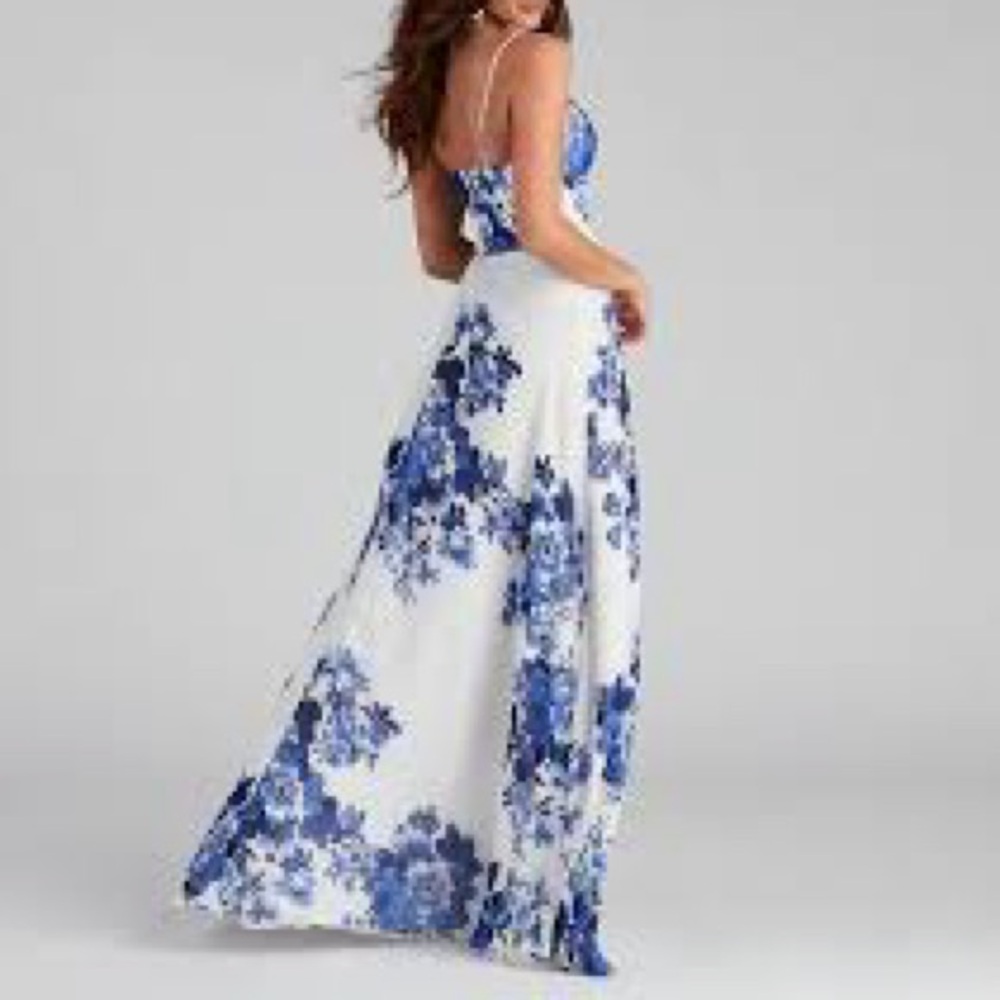 NWT Kiana Floral Chiffon Aline Dress Size 15